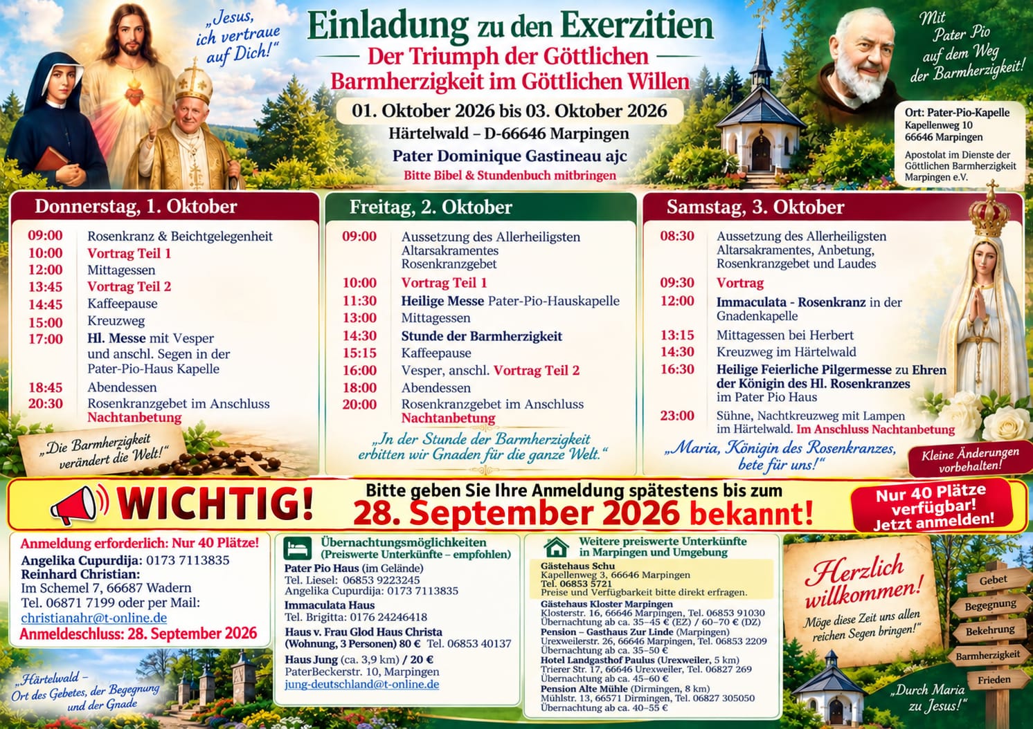 Exerzitien Marpingen Okt. 2026